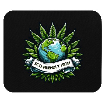Discover "Eco-Friendly High": Earth & Cannabis Unity Mouse Pads