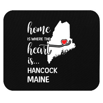 Discover Hancock County Maine Is Where My Heart Is Gift Mouse Pads