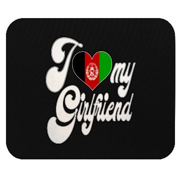 Discover AfghanI Love My Afghanistan Girlfriend Mouse Pads