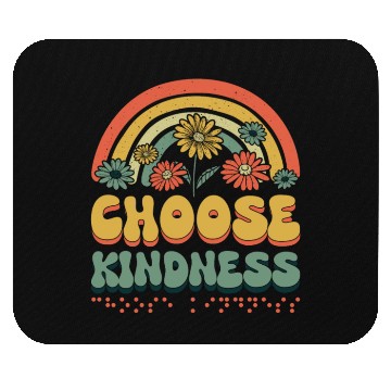 Discover Choose Kindness Braille Alphabet Braille Language Mouse Pads