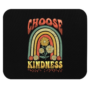 Discover Choose Kindness Braille Alphabet Braille Retro Mouse Pads