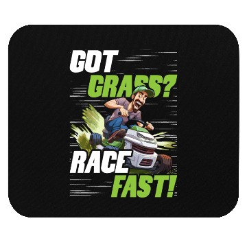 Discover Lawn Mower Racing Got Grass Race Fast Mouse Pads