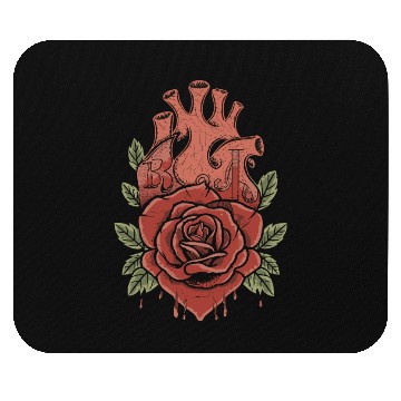 Discover Bloody Rose Gothic Valentines day Mouse Pads