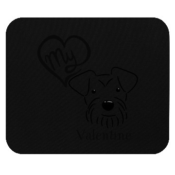 Discover Schnauzer Love Mouse Pads