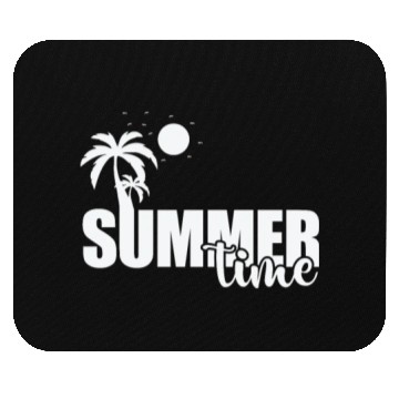 Discover Summer Time Bathing Beach Sun Mouse Pads