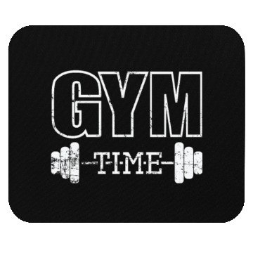 Discover Gym Time Muscle Training Mouse Pads