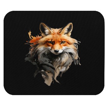 Discover Red Fox in Watercolor Description Mouse Pads