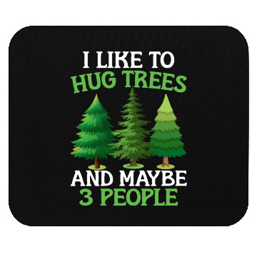 Discover Tree Hugger Environmentalist Mouse Pads