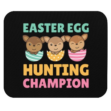 Discover Sweet Deer At Easter With Easter Eggs Deer Mouse Pads