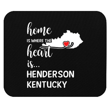 Discover Henderson County Kentucky Is Where My Heart Is Mouse Pads