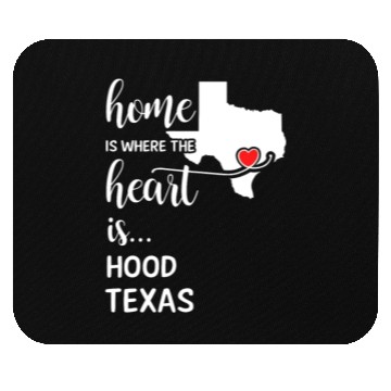 Discover Hood County Texas Is Where My Heart Is Gift Mouse Pads