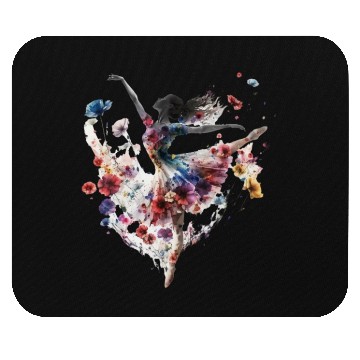 Discover transparent ballet girl world ballet day Mouse Pads