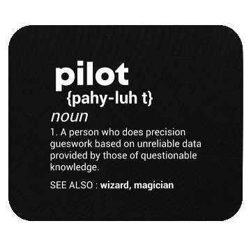 Discover Pilot Definition Airplane Jet Aviation Mouse Pads