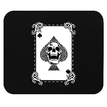 Discover Death Card Addicted to Gaming Gift Mouse Pads