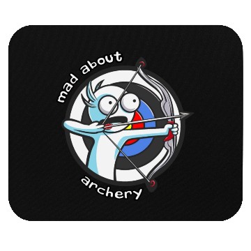 Discover Mad About Archery Mouse Pads