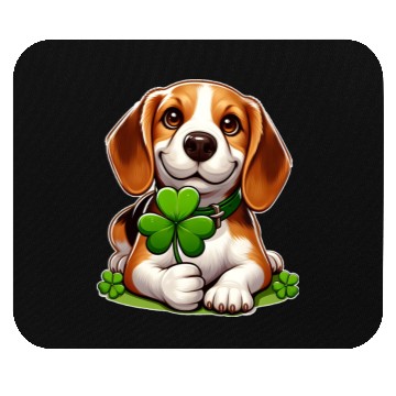 Discover St. Patrick's Day Beagle Mouse Pads
