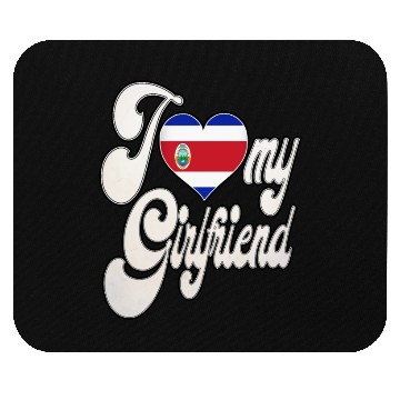 Discover CRI Love My Costa Rican Girlfriend Mouse Pads