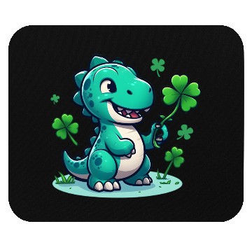 Discover St. Patrick's Day Dino Mouse Pads