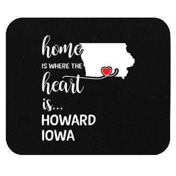 Discover Howard County Iowa Is Where My Heart Is Gift Mouse Pads