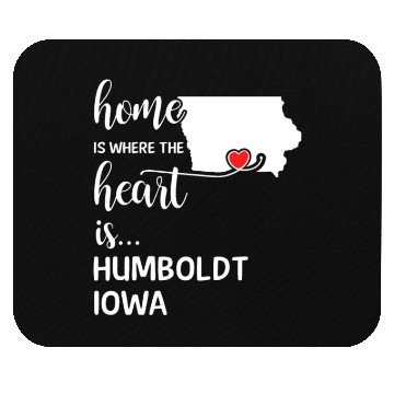 Discover Humboldt County Iowa Is Where My Heart Is Gift Mouse Pads