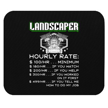 Discover Landscaper Grass Care Lawn Mower Mouse Pads
