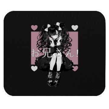 Discover Gothic Maid Anime Harajuku Yami Kawaii Aesthetic Mouse Pads