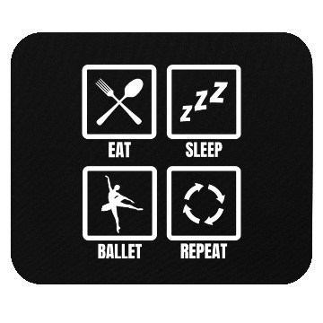 Discover Ballet Dancer Routine Mouse Pads