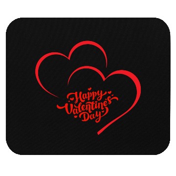 Discover Happy Valentine's Day" Mouse Pads