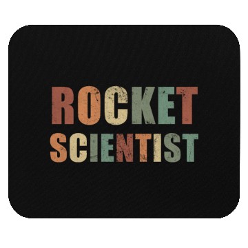 Discover Rocket Scientist Aerospace Engineer Spaceship Mouse Pads