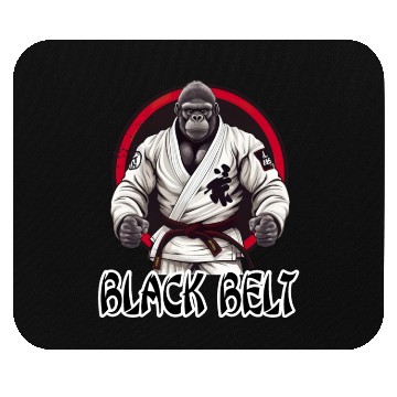 Discover Martial Arts Gorilla BJJ Fighter Jiu-Jitsu Mouse Pads
