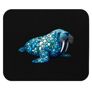 Discover Serene Seas Walrus Mouse Pads