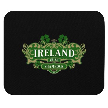 Discover St Patrick's Design Ireland Irish Shamrock Luck Mouse Pads