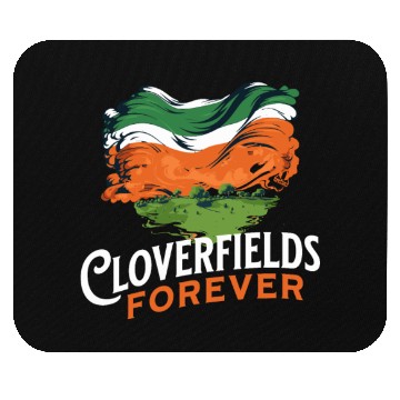 Discover St Pats Funny Design Irish Cloverfields Forever Mouse Pads