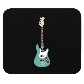 Discover Seafoam Green Bass Mouse Pads