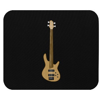 Discover Fretless Bass Guitar Mouse Pads