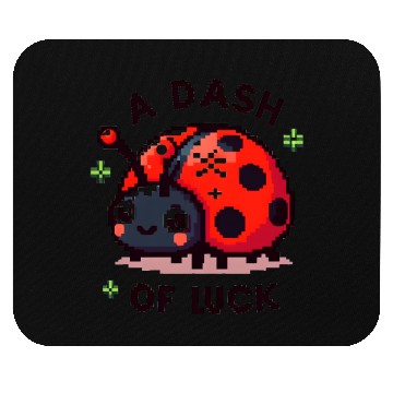 Discover Ladybug: A dash of luck Mouse Pads