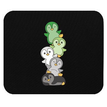 Discover Aromantik Flag Pride Lgbtq Cute Penguin Stack Mouse Pads
