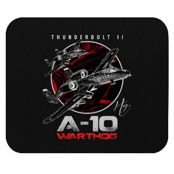 Discover A-10 Thunderbolt II Warthog subsonic Aircraft Mouse Pads
