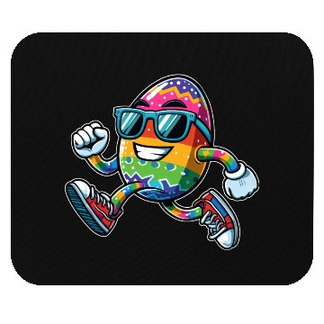 Discover Easter Egg Easter Egg Running Race Jogging Jogger Mouse Pads