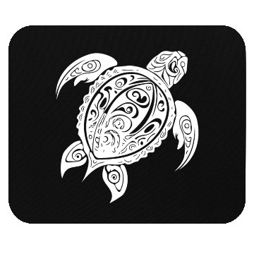 Discover Vintage Abstract Wild Tattoo Turtle Mouse Pads