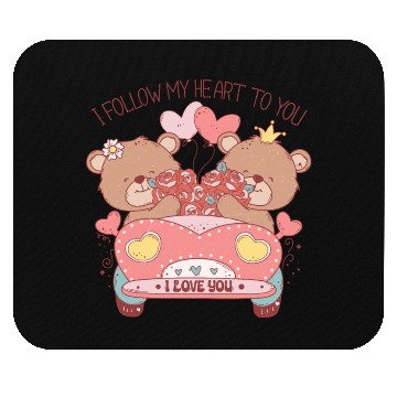 Discover I Follow My Heart To You Mouse Pads