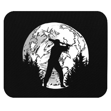 Discover Softball Moon Mouse Pads
