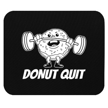 Discover Fitness Donut Funny Donut Gym Mouse Pads