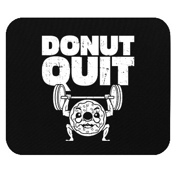 Discover Fitness Donut Funny Donut Gym Mouse Pads