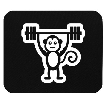 Discover Muscle Gym Monkey Mouse Pads