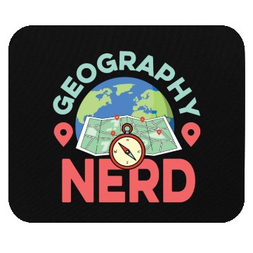 Discover Geography Nerd History Professor Gift Mouse Pads