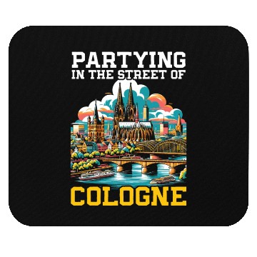 Discover Cologne Germany Travel Vacation I Love Cologne Mouse Pads