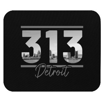 Discover Detroit Michigan Motor City USA Mouse Pads