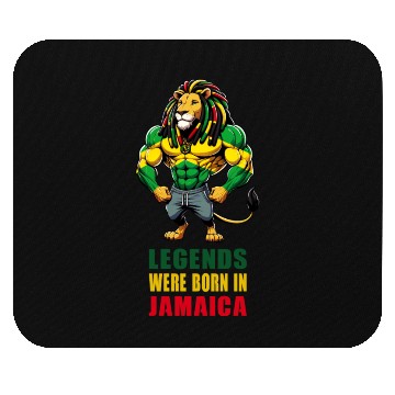 Discover Jamaica lion reggae music Mouse Pads