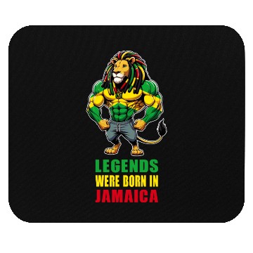 Discover Jamaica lion reggae music Mouse Pads